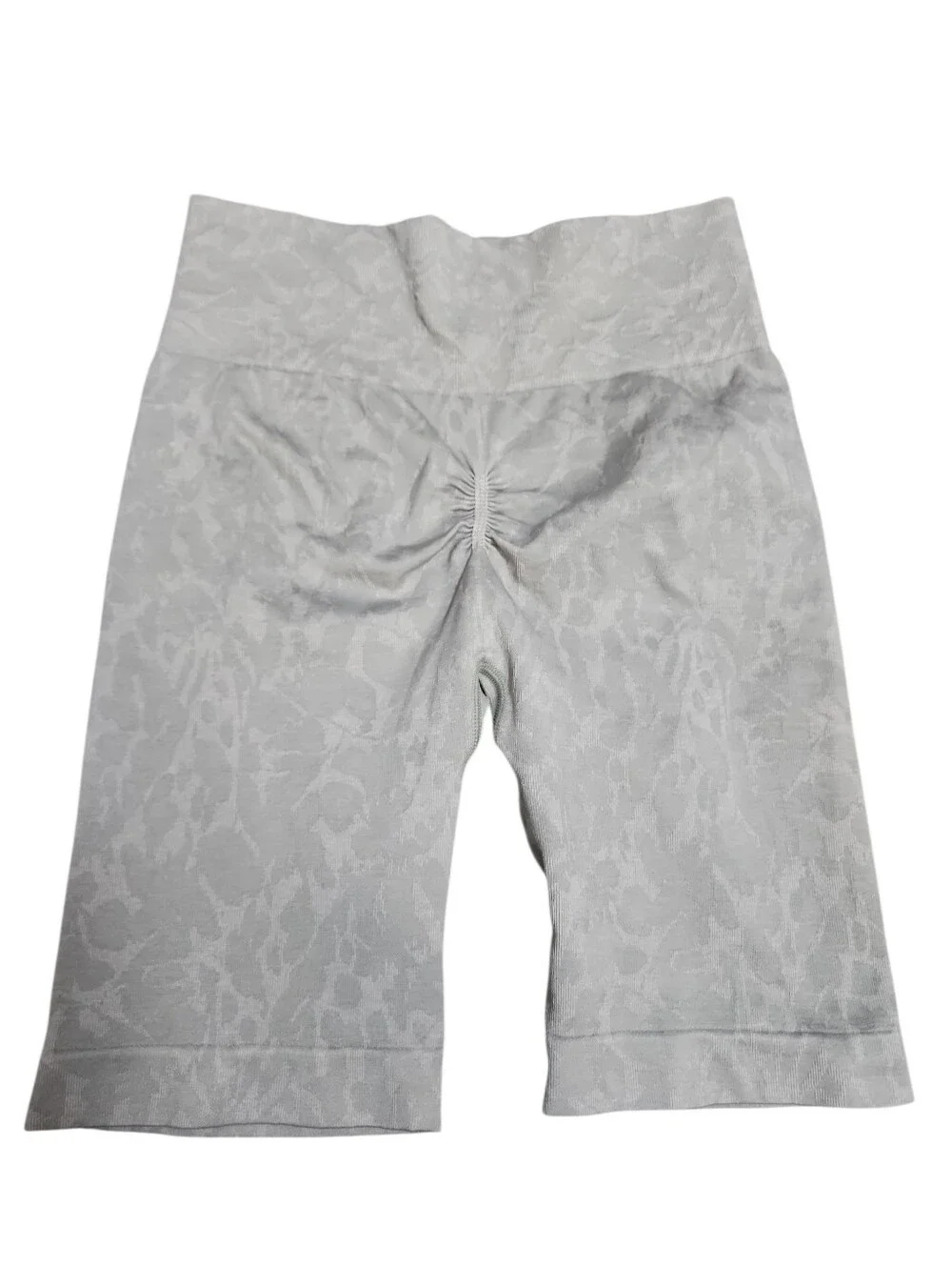 Gymshark Adapt Animal Seamless‎ Biker Shorts In Light Gray Size Medium